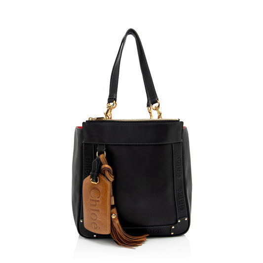 Chloe Leather Eden Tote (SHF-M9tWyL)