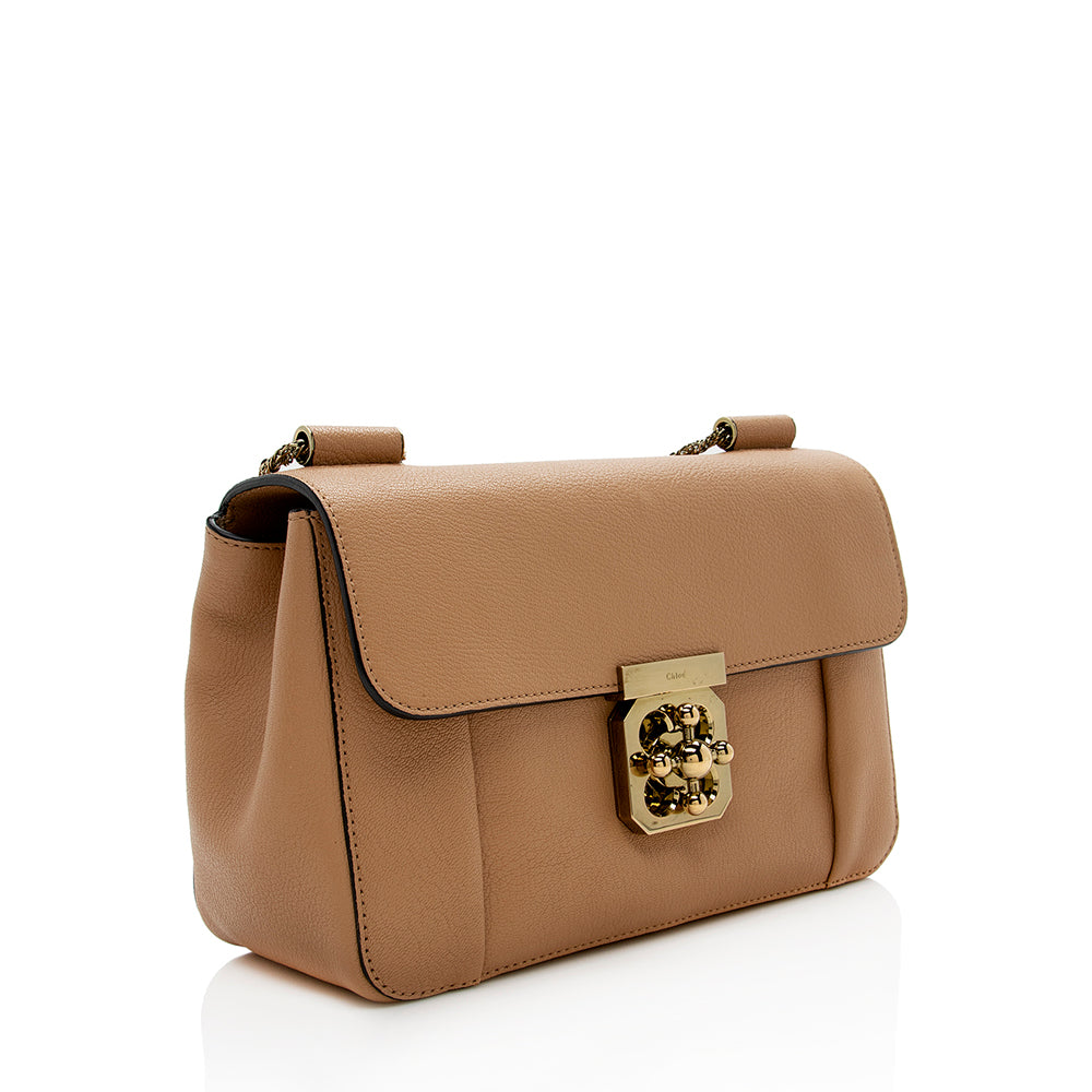 Chloe Leather Elsie Medium Shoulder Bag - FINAL SALE (SHF-14935)