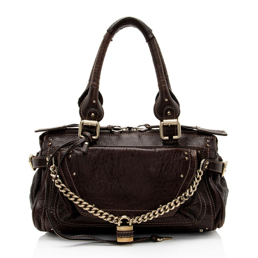 Chloe Leather Paddington Capsule Shoulder Bag (SHF-BsO5y9)