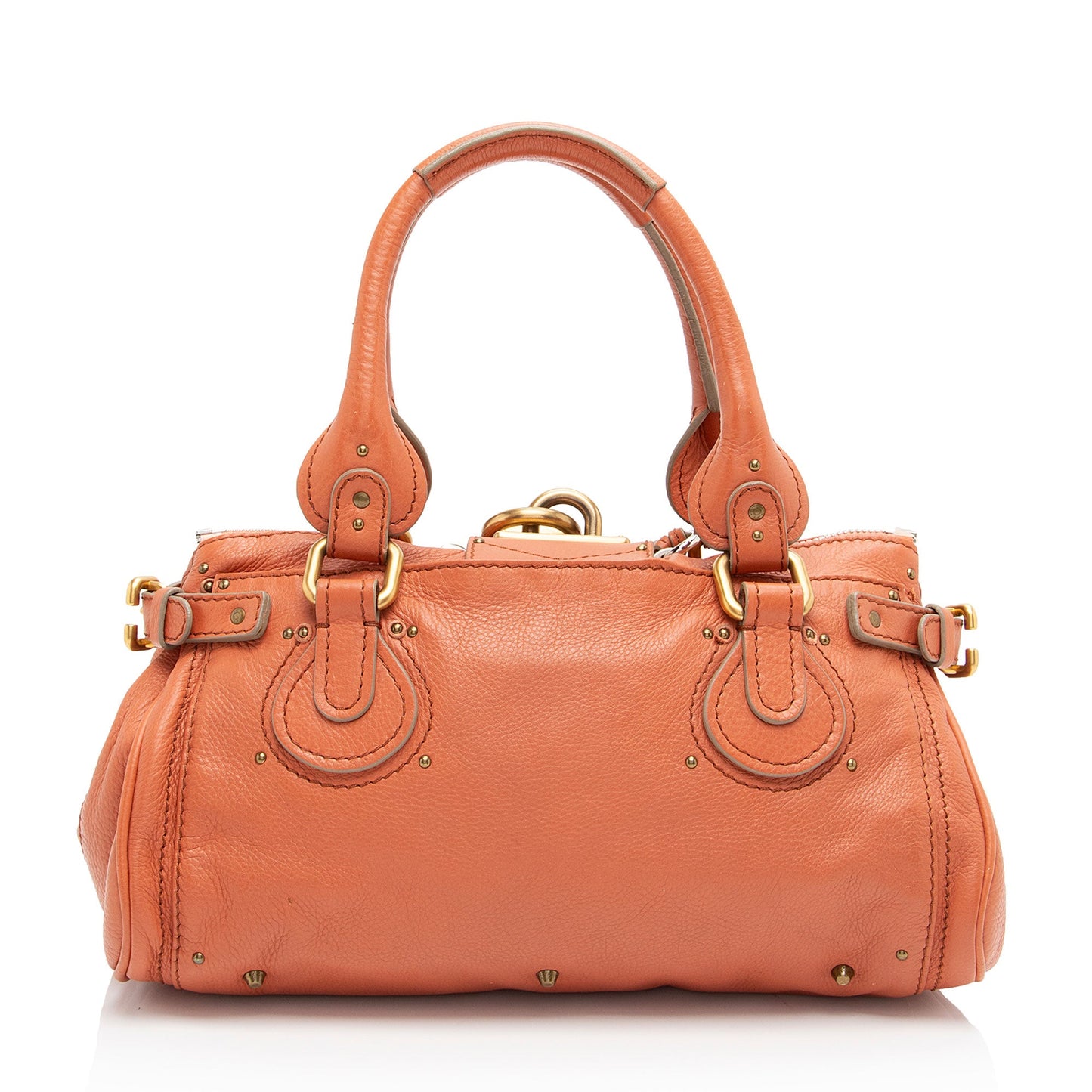 Chloe Leather Paddington Medium Satchel (SHF-q60NaG)