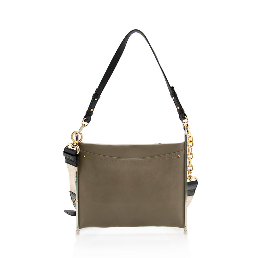 Chloe Leather Roy Shoulder Bag (SHF-18391)