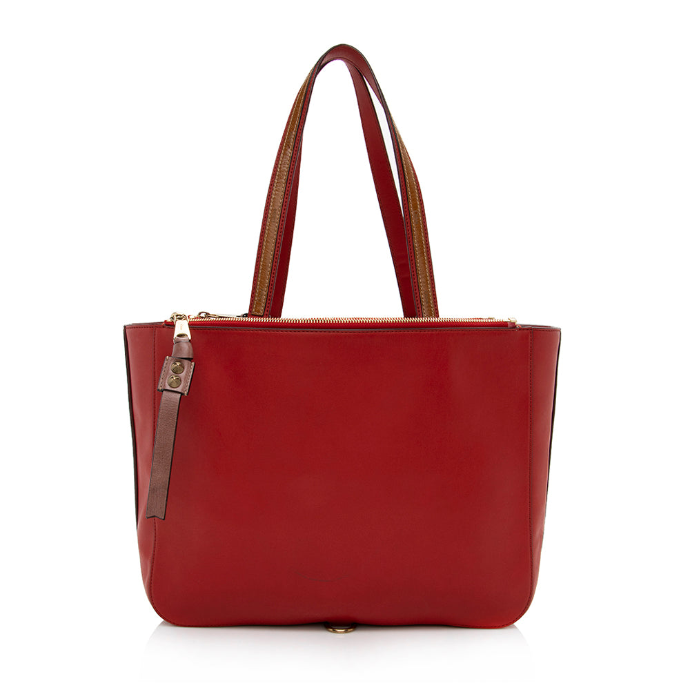 Chloe Leather Sam Medium Tote - FINAL SALE (SHF-15055)