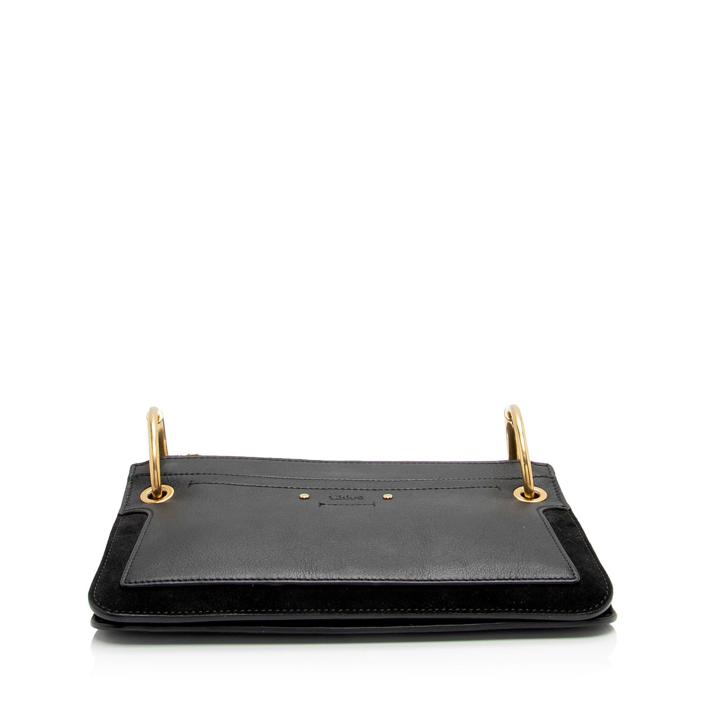 Chloe Leather Suede Roy Mini Shoulder Bag (SHF-UKfJFP)