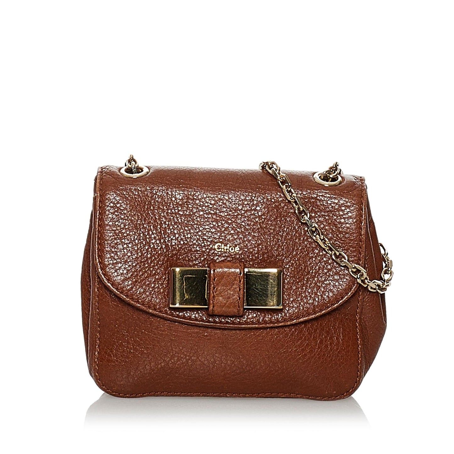 Chloe Lily Leather Crossbody Bag (SHG-31333)