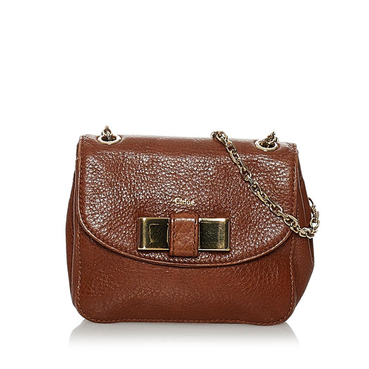 Chloe Lily Leather Crossbody Bag (SHG-31333)
