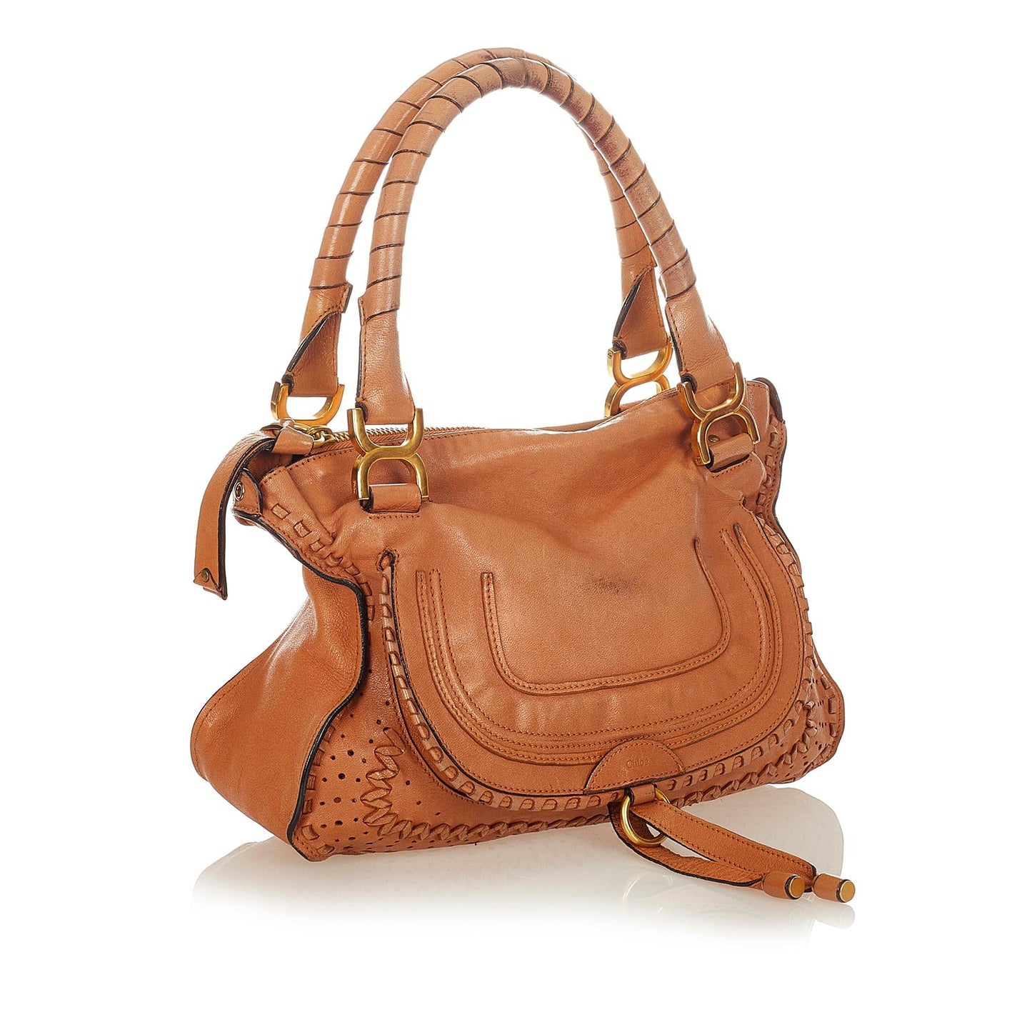 Chloe Marcie Leather Handbag (SHG-26377)
