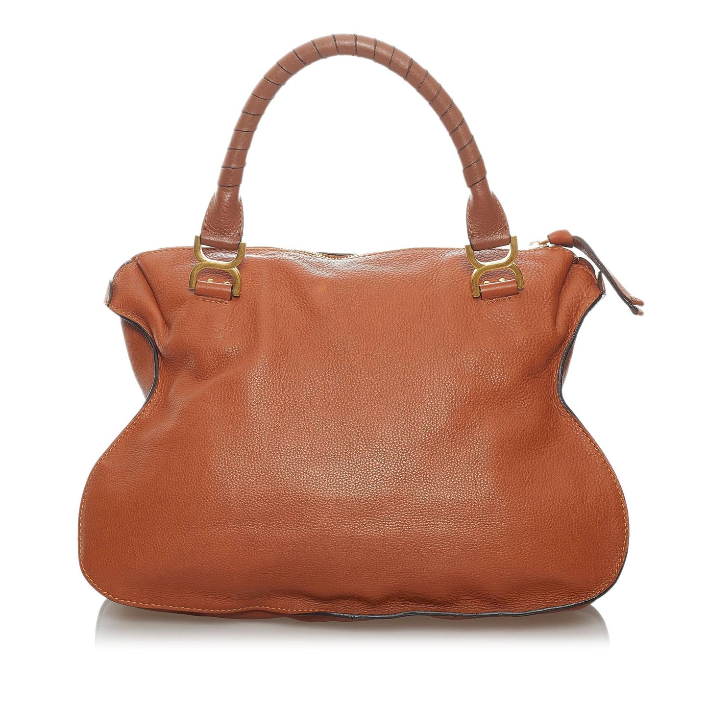 Chloe Marcie Leather Tote Bag (SHG-29753)