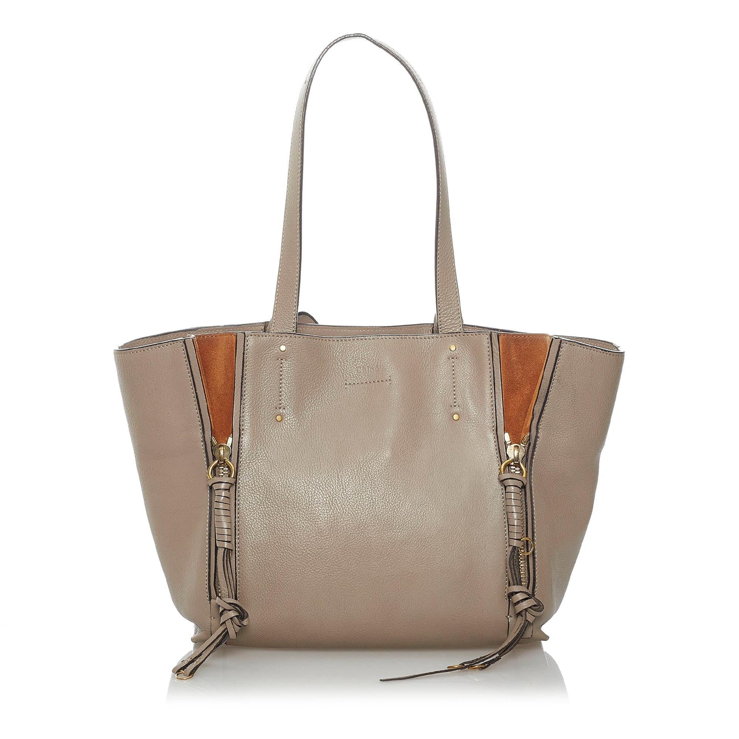 Chloe Milo Leather Tote Bag (SHG-29788)