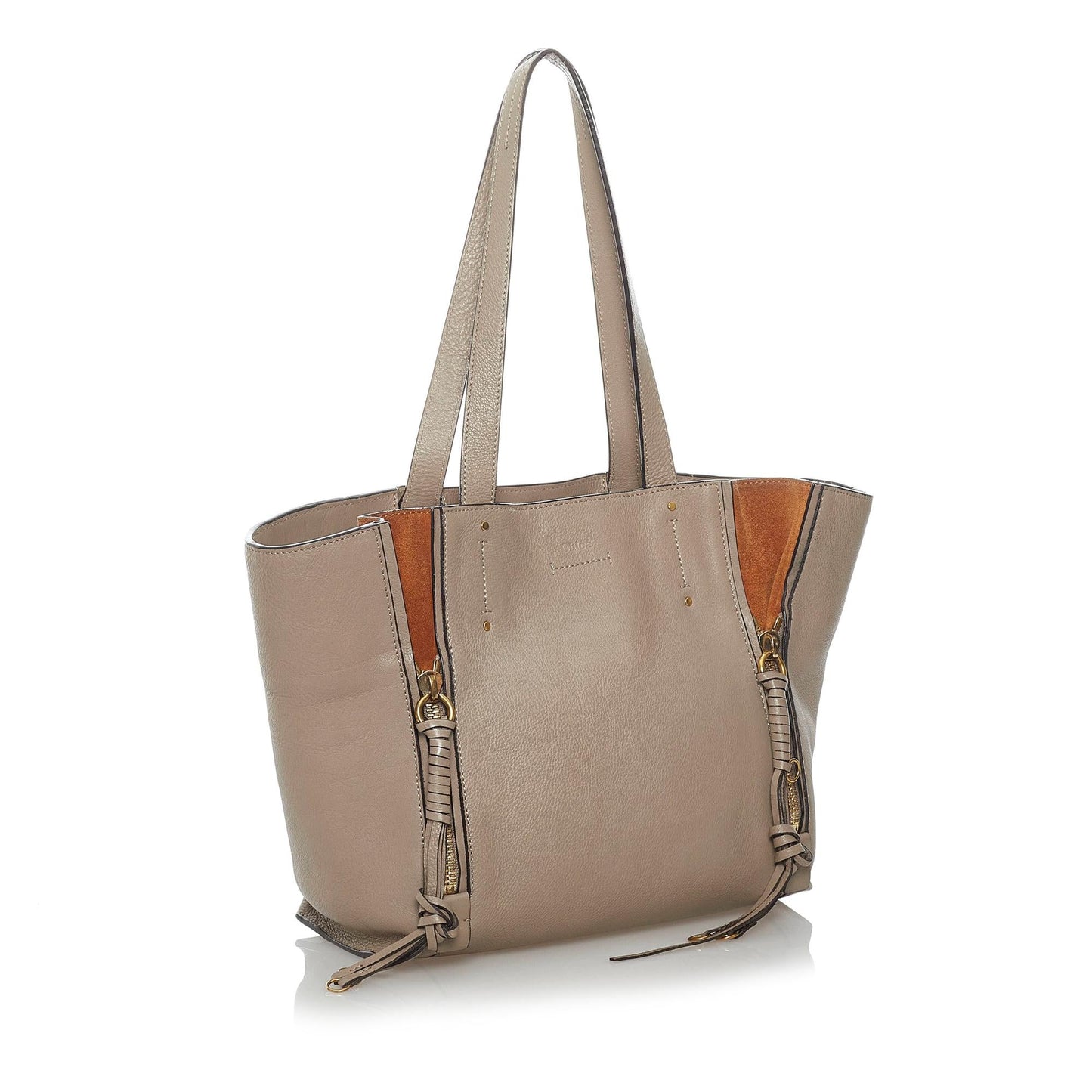 Chloe Milo Leather Tote Bag (SHG-29788)