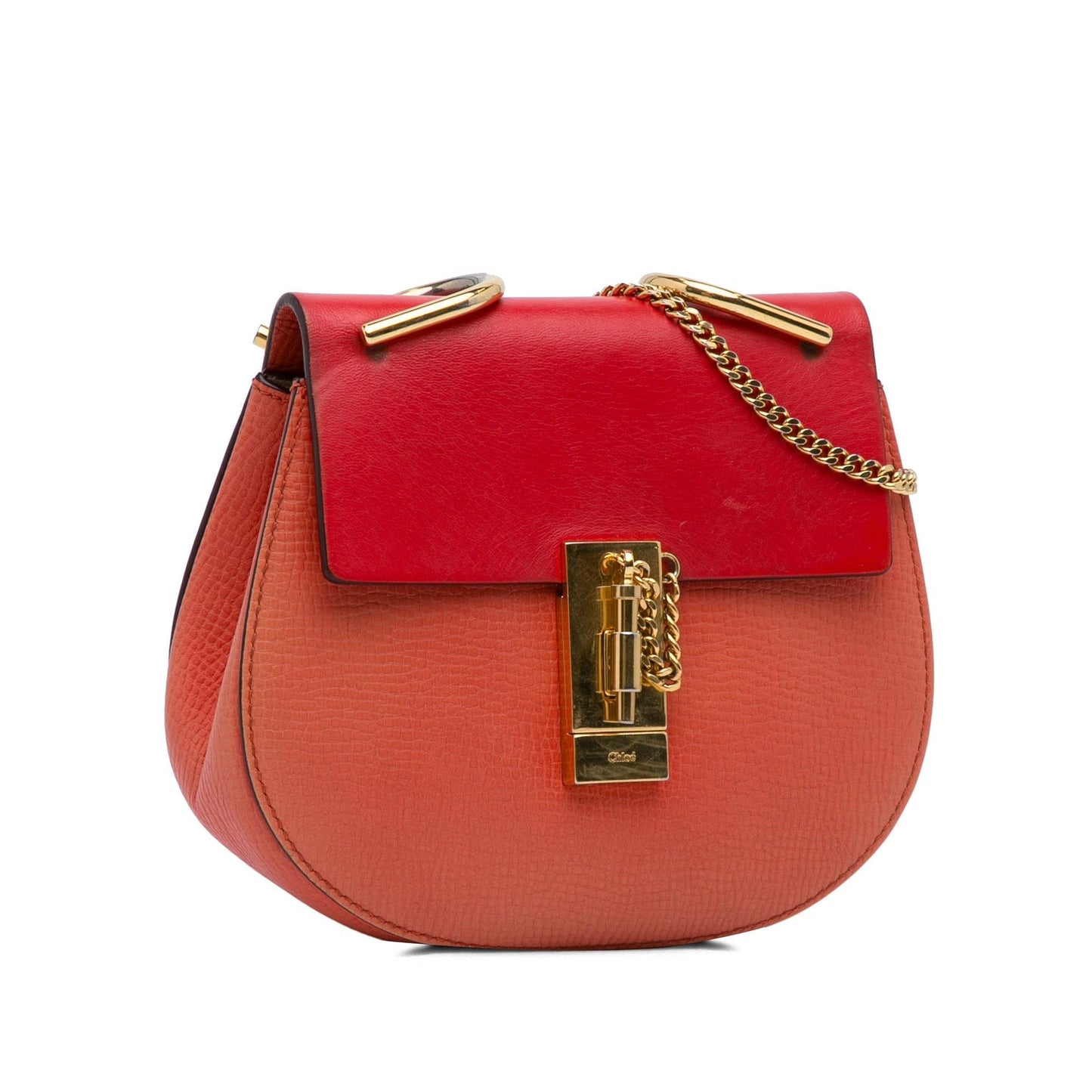 Chloe Mini Bicolor Drew Crossbody Bag (SHG-AKpL47)