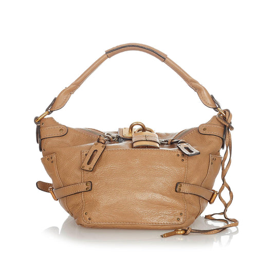 Chloe Paddington Leather Shoulder Bag (SHG-23075)