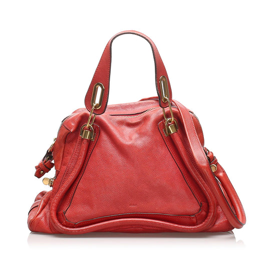 Chloe Paraty Leather Satchel (SHG-15928)