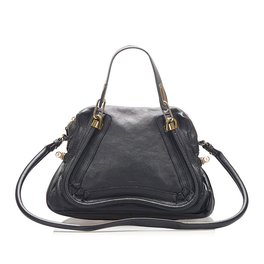 Chloe Paraty Leather Satchel (SHG-22306)