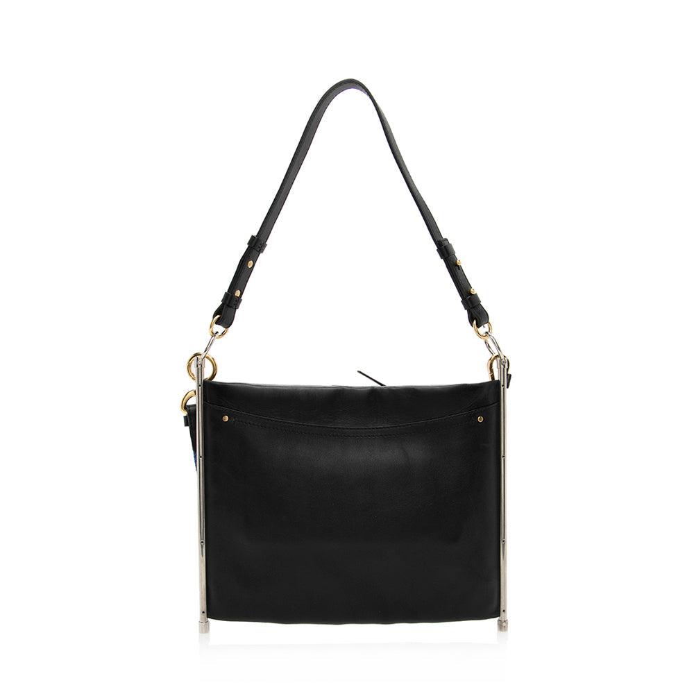 Chloe Quilted Leather Roy Shoulder Bag (SHF-15790)