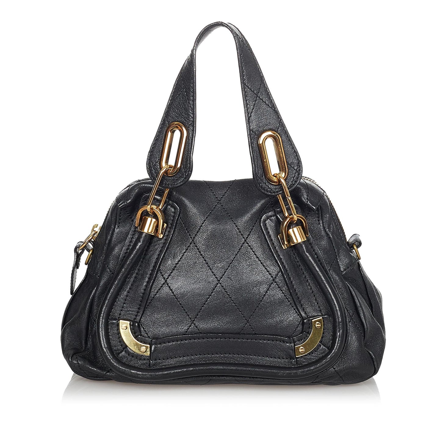 Chloe Quilted Paraty Leather Handbag (SHG-24203)