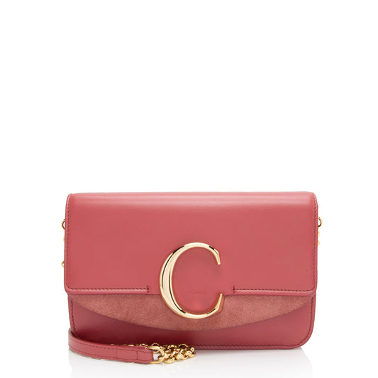 Chloe Shiny Calfskin C Mini Bag (SHF-niCQxS)