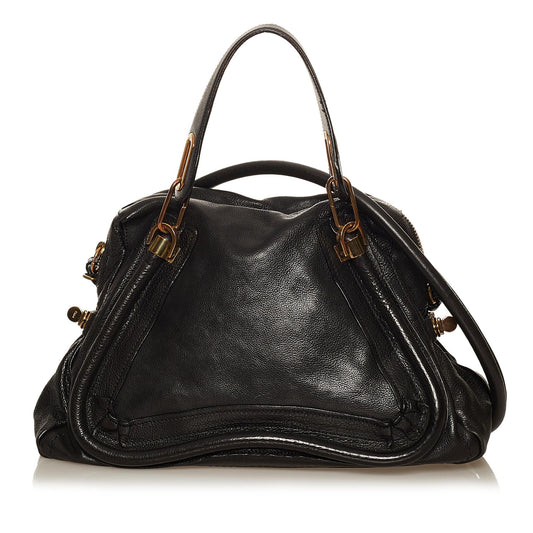 Chloe Small Paraty Leather Satchel (SHG-3uFIz6)