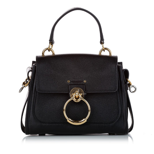 Chloe Tess Leather Crossbody Bag (SHG-28236)