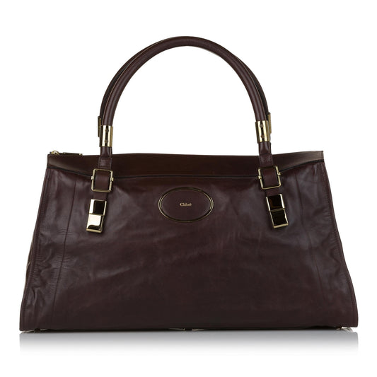 Chloe Victoria Leather Handbag (SHG-37645)