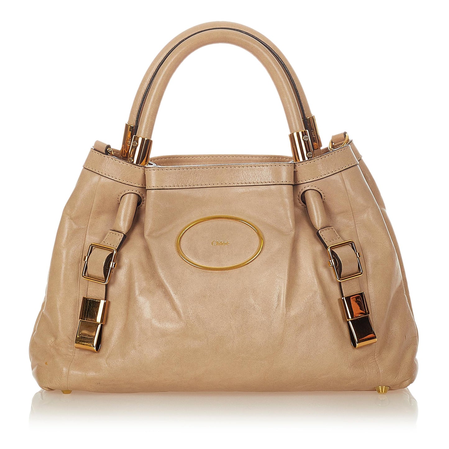 Chloe Victoria Leather Satchel (SHG-26623)