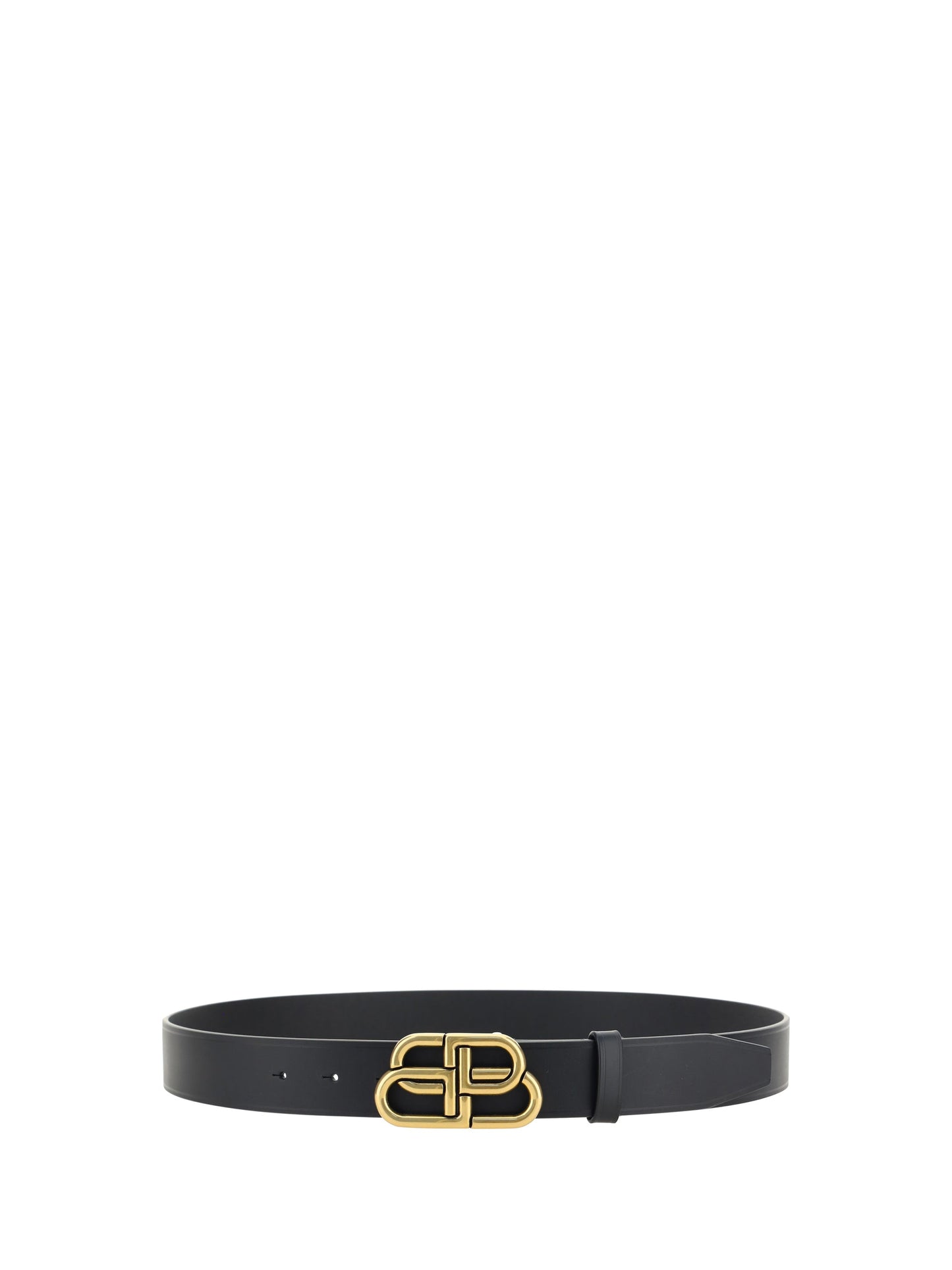 Balenciaga Men Logo Leather Belt