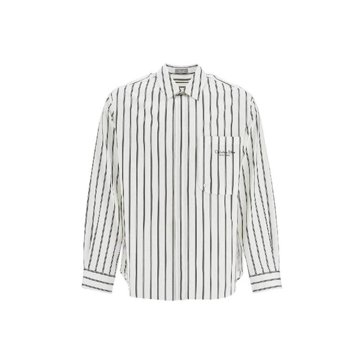 DIOR Cotton Striped Shirt for Men