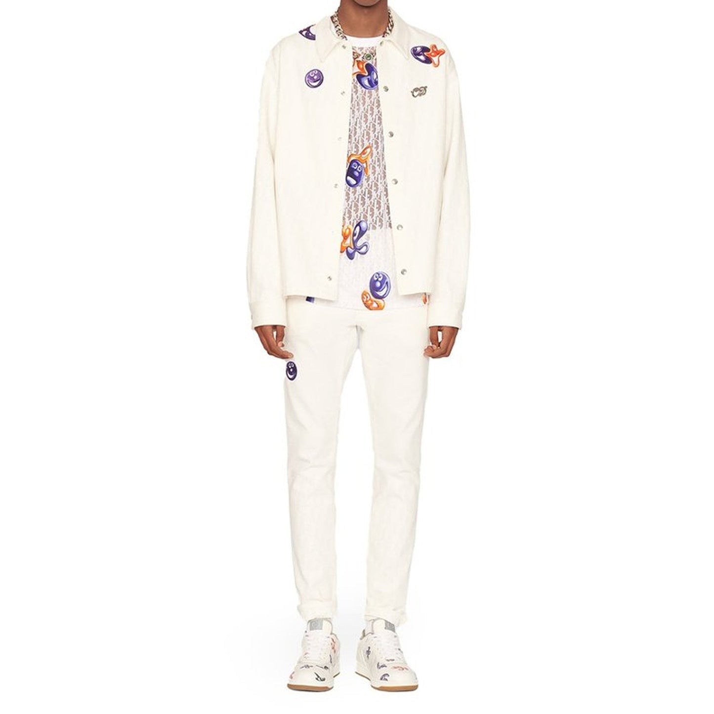 DIOR Artistic Patches Jeans for Men