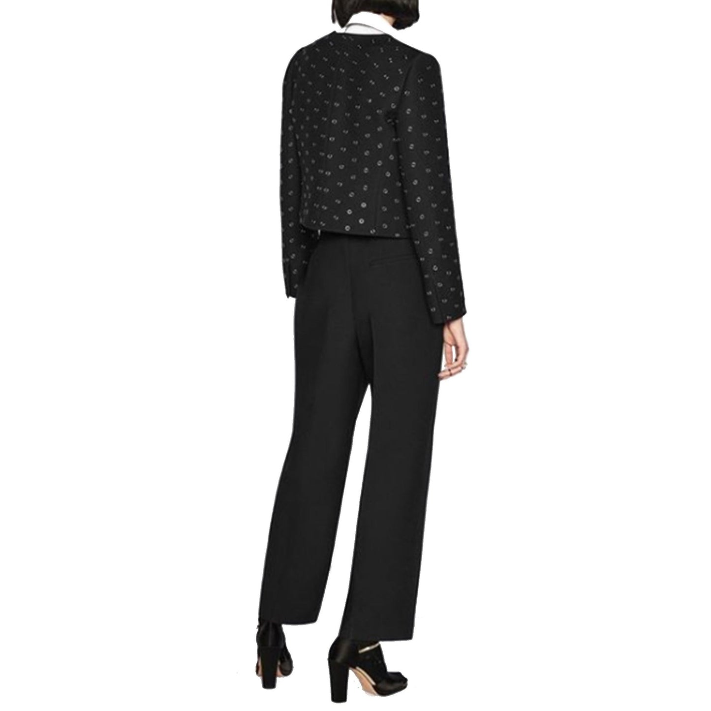 DIOR Luxury Wool And Silk Trousers for Women