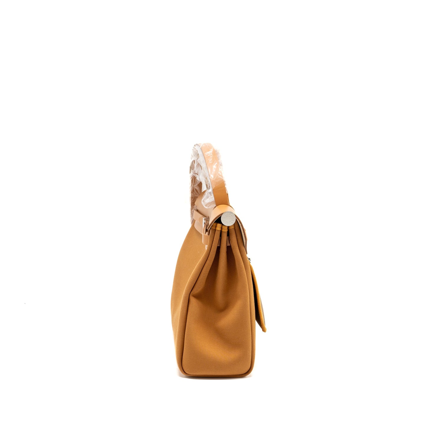 Hermes herbag 31 zip bag canvas/vache hunter natural SHW Stamp Z