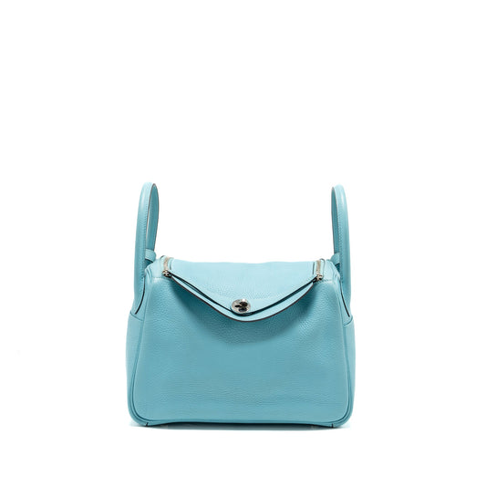 Hermes lindy 30 Clemence 3P blue atoll SHW Stamp T