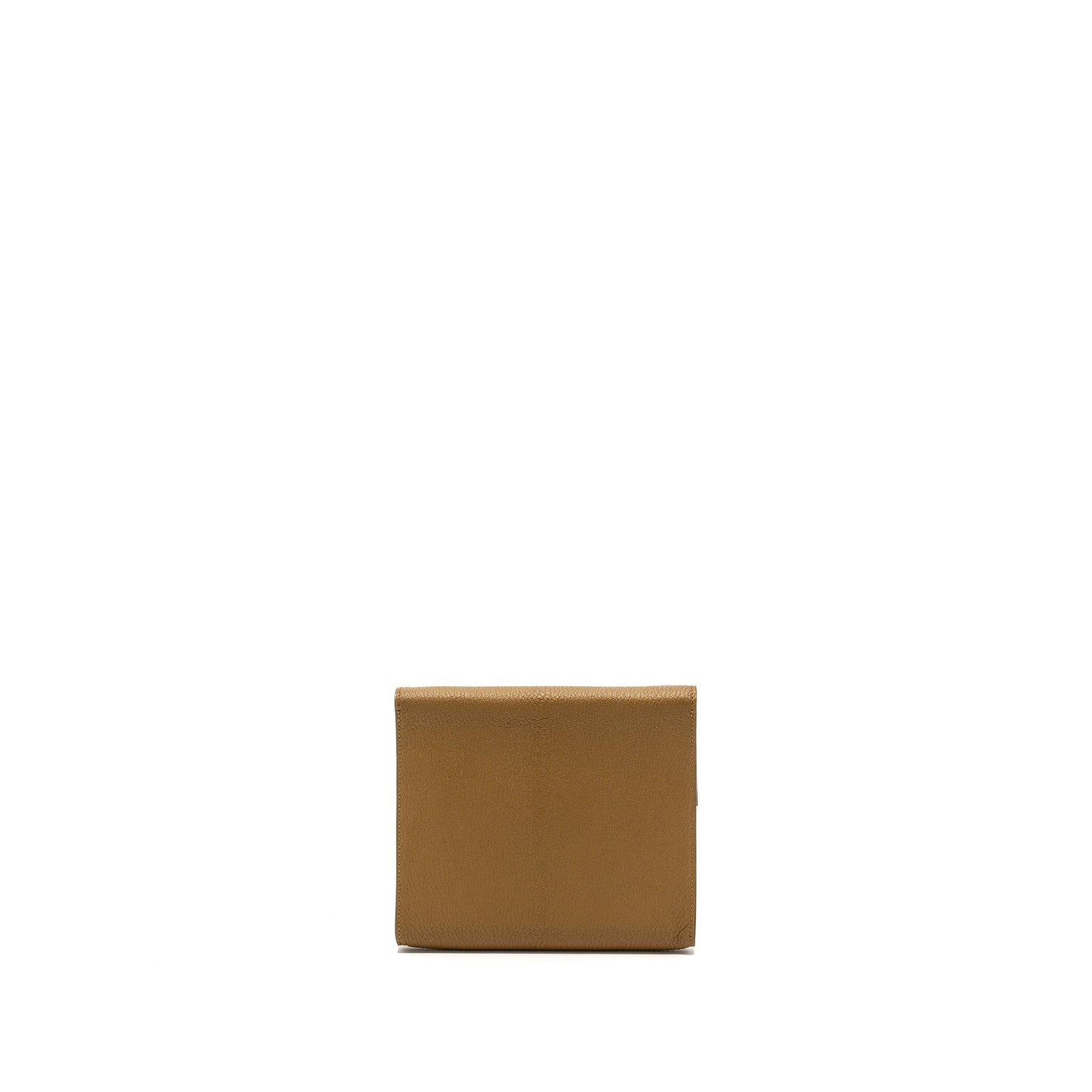Hermes Clic 16 wallet chevre mysore goatskin 2H Kraft GHW stamp D