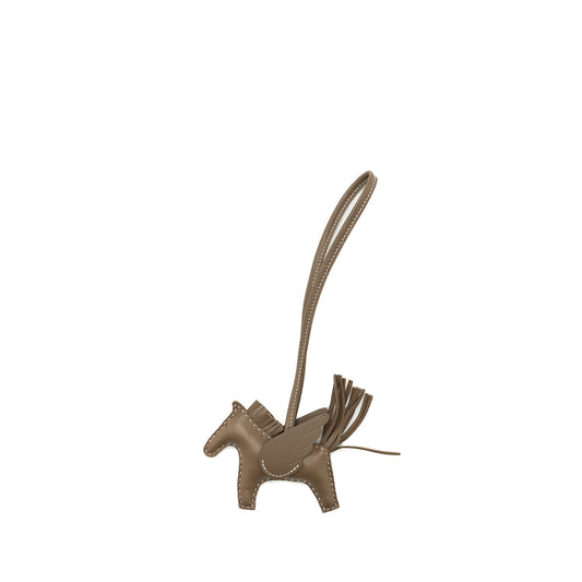 Hermes Rodeo Pegase PM Bag Charm Etoupe Stamp B