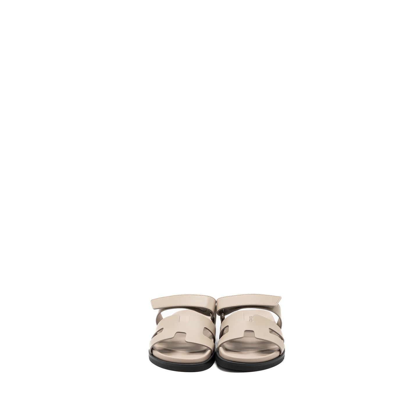Hermes Size 38 Chypre Sandal Beige Mastic