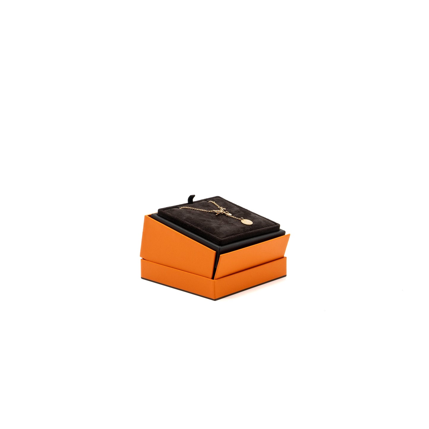 Hermes Ex-Libris Pendant Small Model, Rose Gold