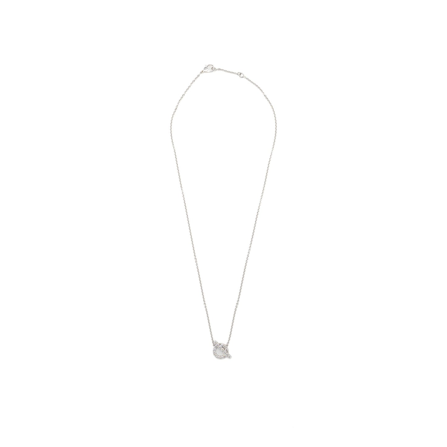 Hermes Finesse Pendant White Gold, Diamonds