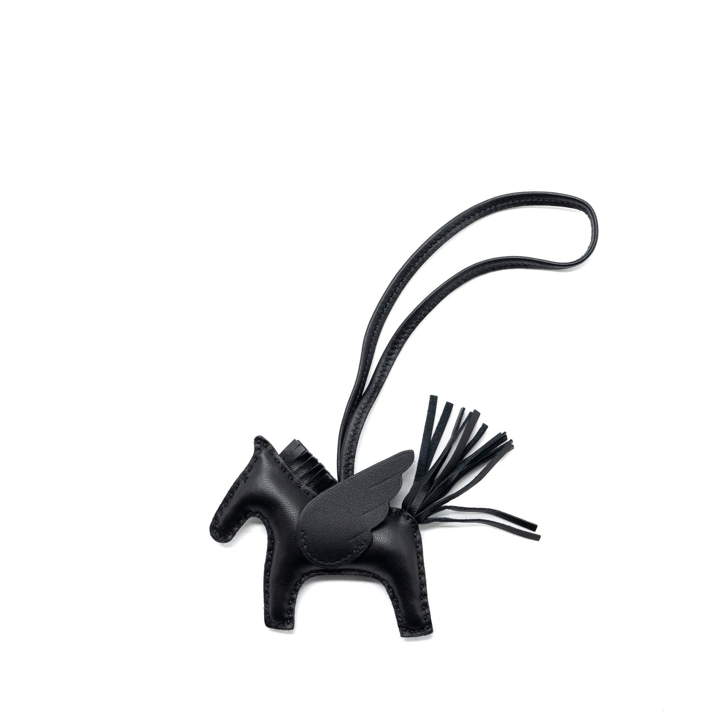 Hermes Rodeo Pegase PM Bag Charm So Black Stamp B