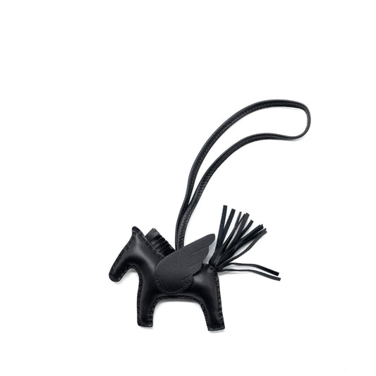Hermes Rodeo Pegase PM Bag Charm So Black Stamp B