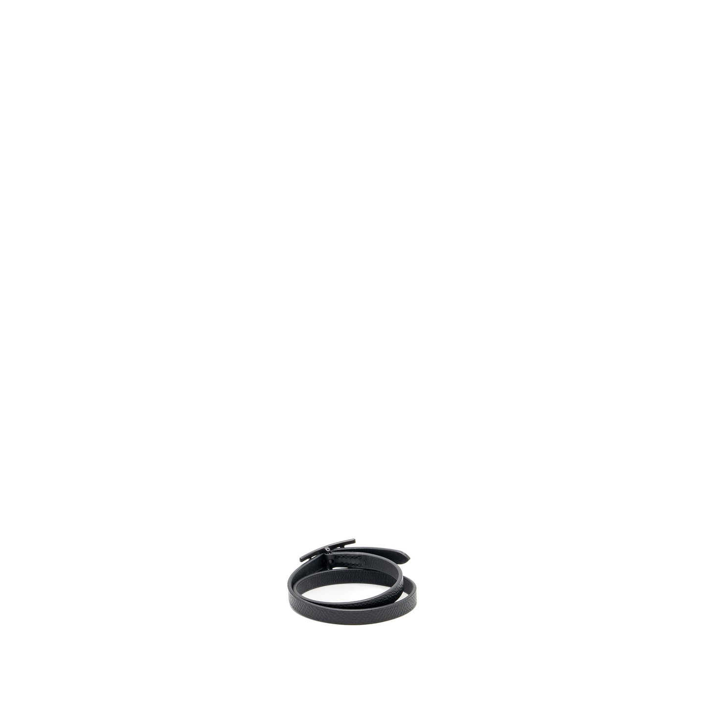 Hermes size T4 Behapi double tour bracelet so black