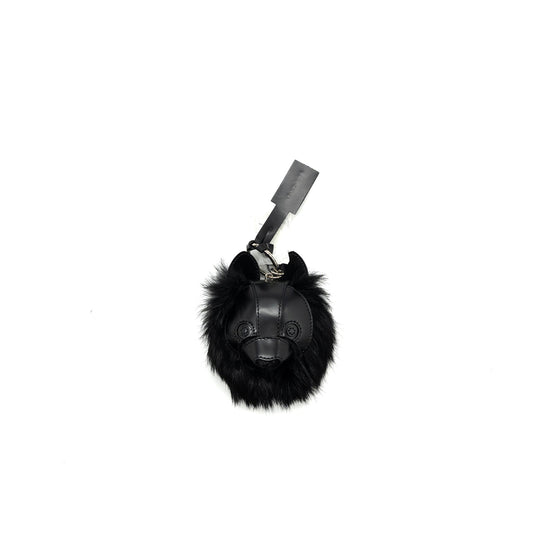Dior Cookie Charms Fur/calfskin Black SHW