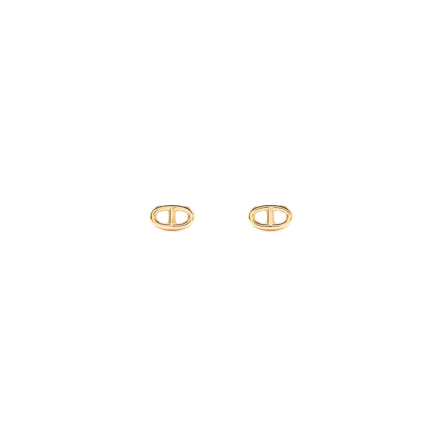 Hermes farandole earrings very small model rose gold