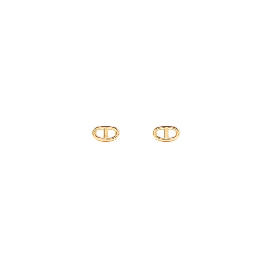 Hermes farandole earrings very small model rose gold