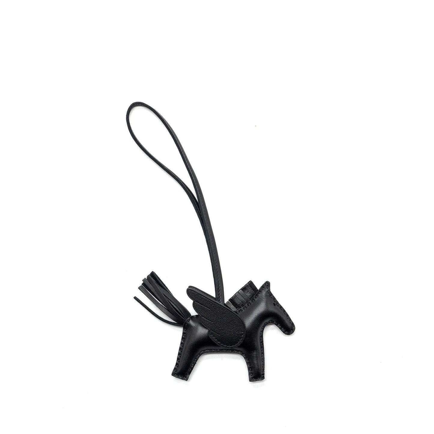 Hermes Rodeo Pegase PM Bag Charm So Black Stamp B