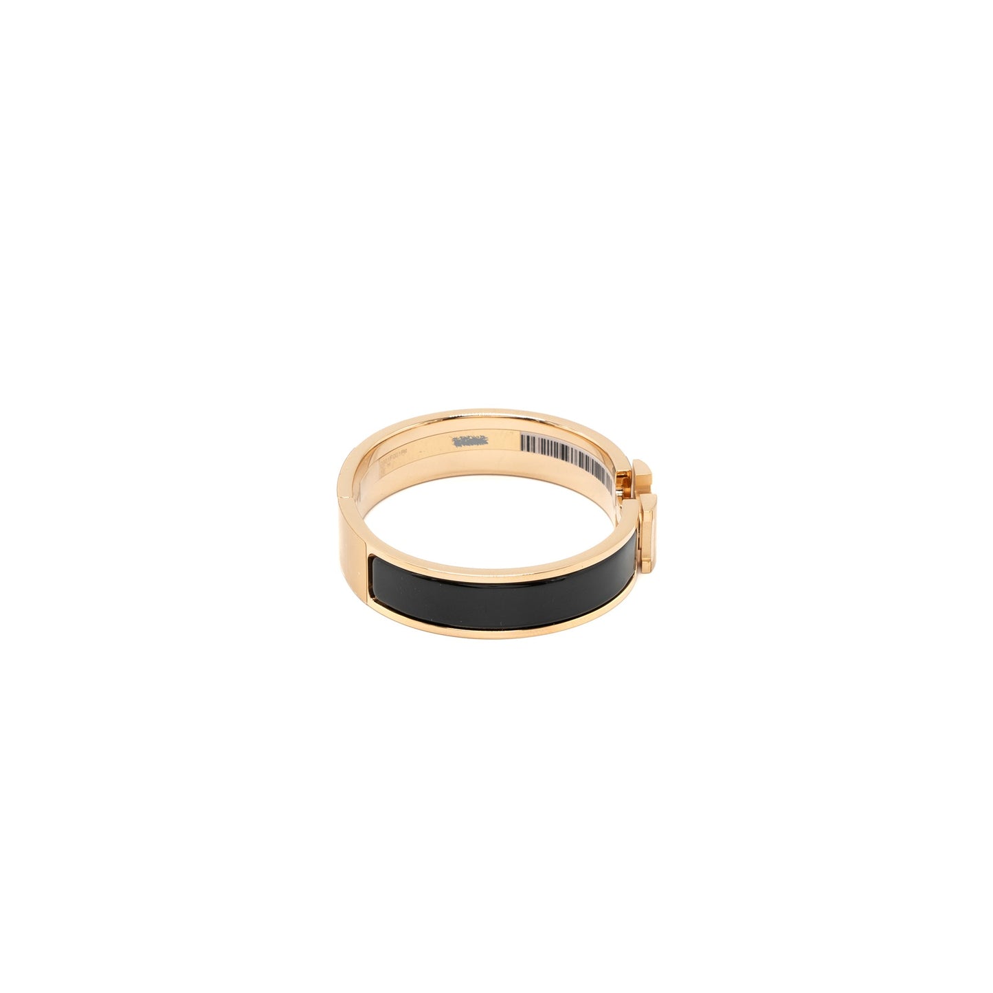 Hermes Size PM Clic H Bracelet Black RGHW