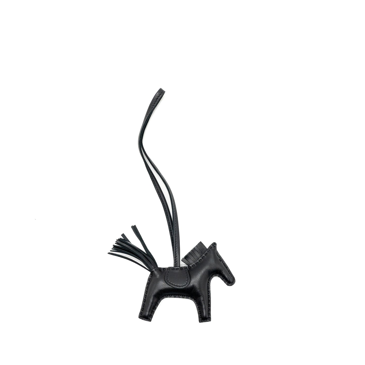 Hermes Rodeo PM Bag Charm So Black Stamp Z