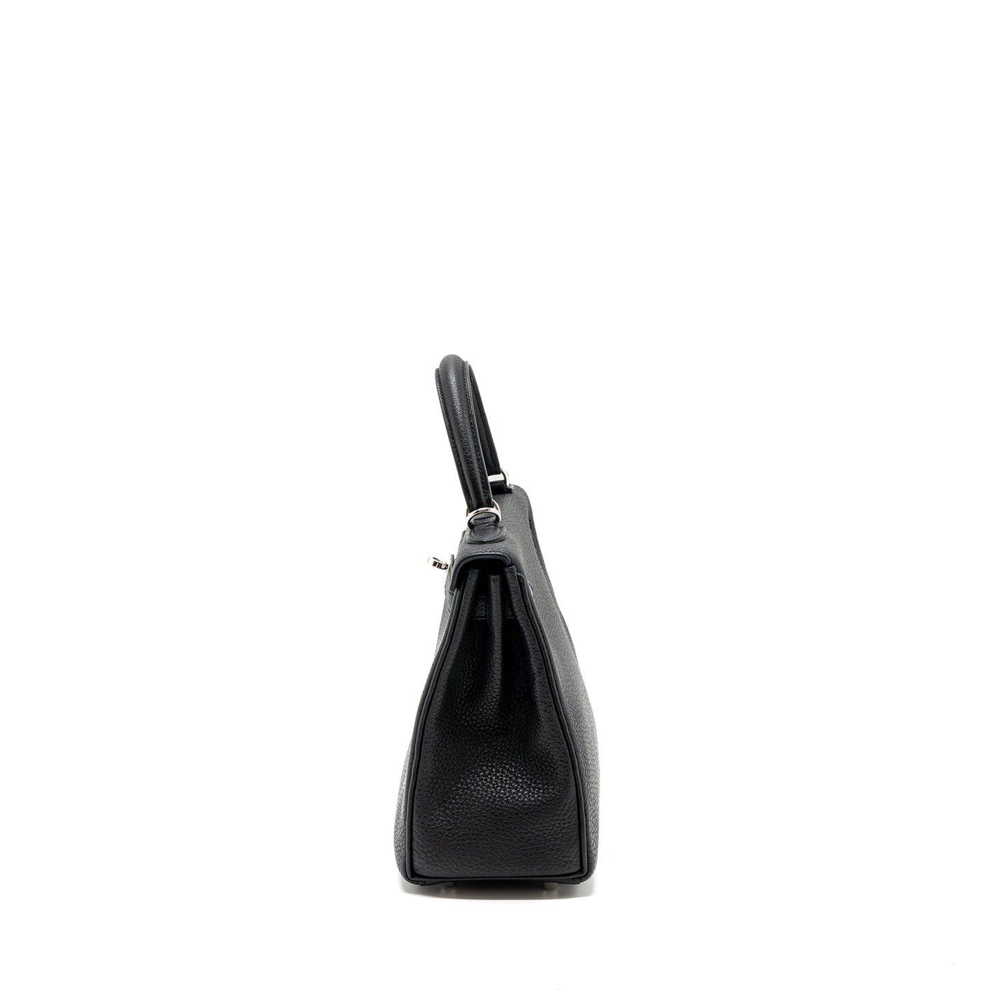 Hermes Kelly 25 Togo Black SHW Stamp Z