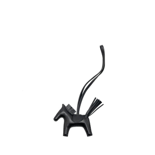 Hermes Rodeo PM Bag Charm So Black Stamp Z
