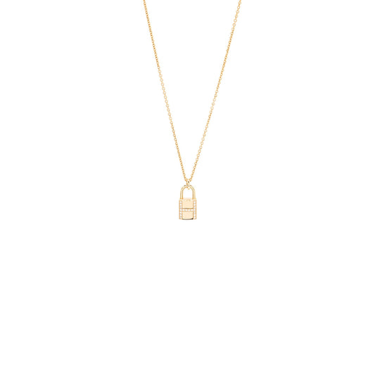 Hermes Kelly Cadenas Pendant Rose Gold, Diamonds