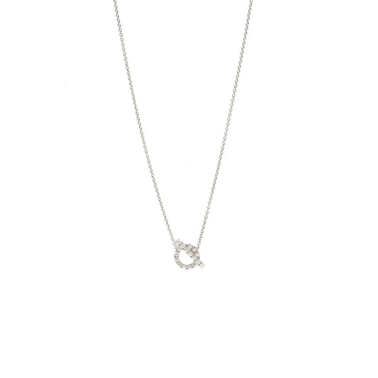 Hermes Finesse Pendant White Gold, Diamonds
