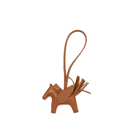 hermes rodeo pegase pm bag charm gold stamp B