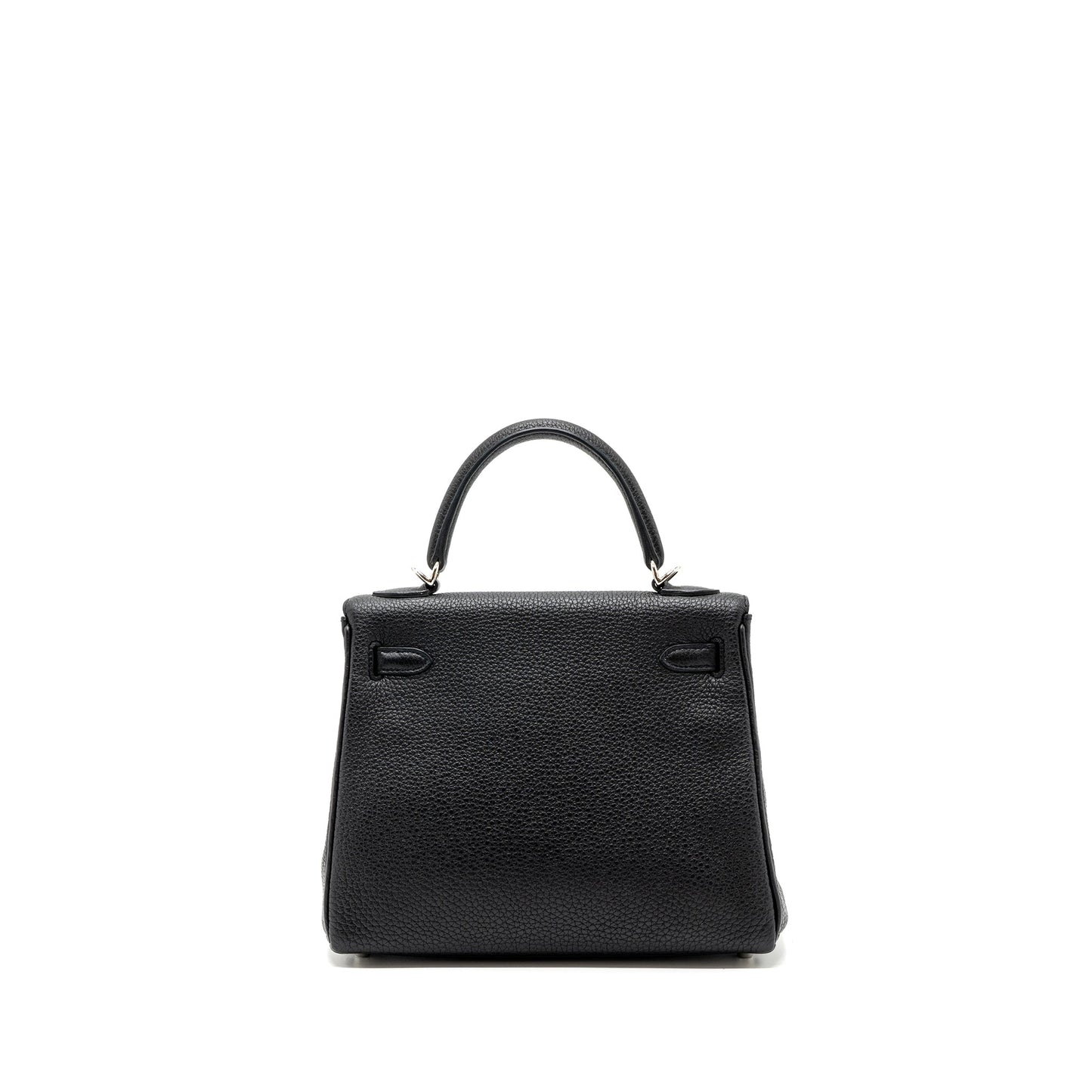 Hermes Kelly 25 Togo Black SHW Stamp Z